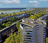 Eigentumswohnung in Golzheim mit einzigartigem Panoramablick über Düsseldorf